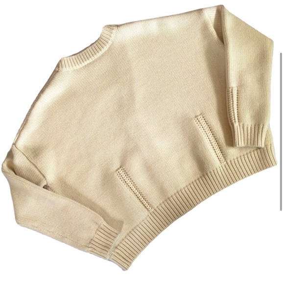 Demylee Peyton Cardigan Sweater | Color: Beige | Size: Medium - Picture 6 of 6